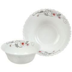Сервиз столовый стеклокерам, 19 пр, 6 перс, Daniks, Рапсодия