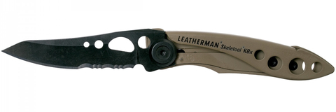 Нож перочинный Leatherman Skeletool Kbx Coyote бежевый/чёрный (832615)