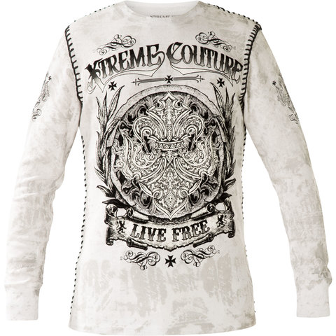 Пуловер Keep Out White Thermal X1786I Xtreme Couture от Affliction