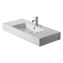 Duravit Vero Раковина для мебели без перелива, с 1 отв. под смес., 1050x490мм, Цвет: Белый 329100041 фото