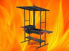 Печь-мангал Искандер 400 Инклайн Эйр