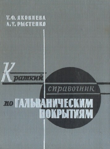 Краткий справочник по гальваническим покрытиям