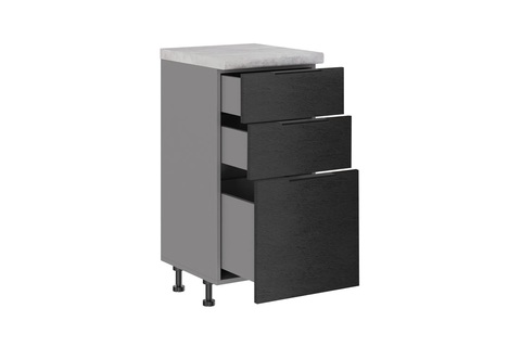 Брауни С3ЯК-400 (Г.394) шкаф нижний (3 ящика: 3 фасада)