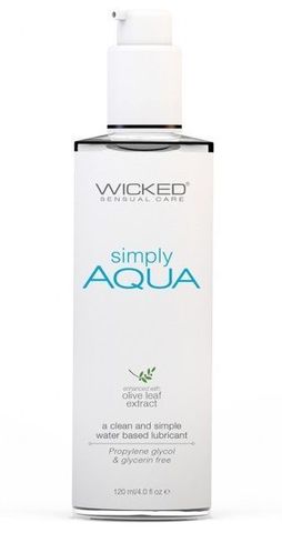 Легкий лубрикант на водной основе Wicked Simply AQUA - 120 мл. - Wicked Simply 91104