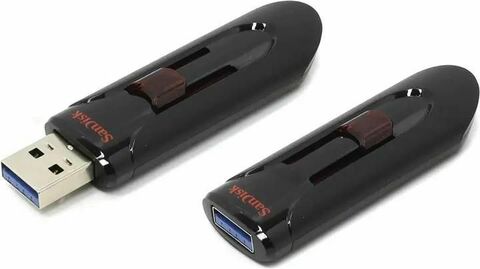 Флешка USB SanDisk Cruzer Glide 128GB USB-A Flash Drive Black