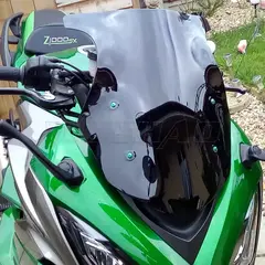 Ветровое стекло для Kawasaki Ninja Z1000SX 2017 - 2019 г.в. / черное