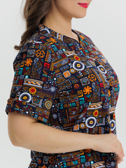 4630 Туника на пуговицах