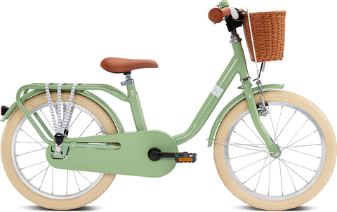 Двухколесный велосипед Puky STEEL CLASSIC 18 4338 retro green зеленый, 4+
