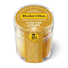Краситель сухой перламутровый Bakerika Золотая искра 4 г