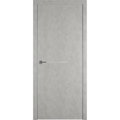 Купить Межкомнатная дверь экошпон VFD Urban 1 Antic Loft алюминиевый молдинг silver mould