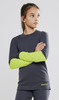 Комплект термобелья Craft Baselayer Set Grey-Lime детский