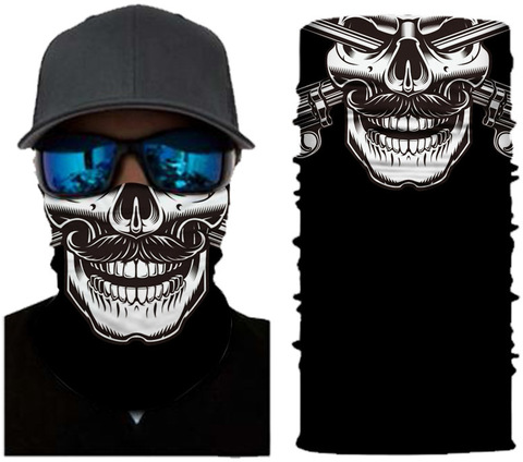 Картинка бандана-труба Skully Wear Tube skull s229 - 2