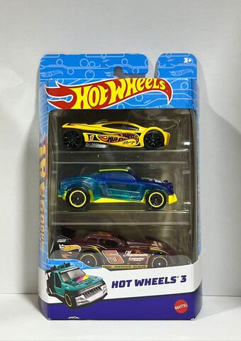 МАШИНКИ ПОДАРОЧНЫЙ НАБОР АВТОМОБИЛЕЙ (3 ШТУК) HOT WHEELS 1