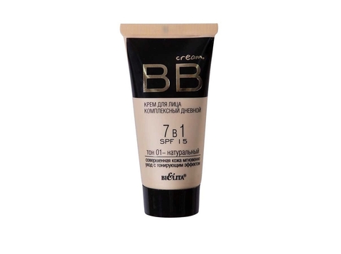 BB cream Крем для лица Комплексный дневной 7в1 SPF15 тон №01 30 мл  Белита