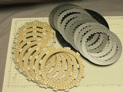 Диски сцепления Honda VTR1000F VTR1000 1997-2006 D124/152mm s3.1/2.0 12t