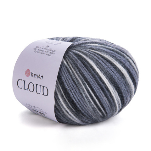 Пряжа Cloud 100 г, 230м, 25% шерсть,75% акрил (цена за 1 шт.)