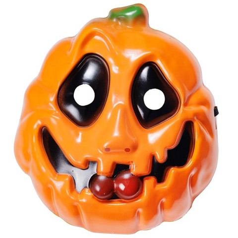 Маска Тыква сморщенная пластик