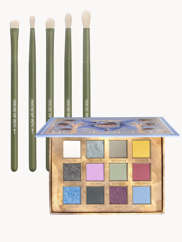 Набор из 5 кистей GRACEFUL GREEN & EYES NEVER LIE часть III