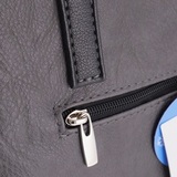 Сумка Саломея 166 македония серый + черный