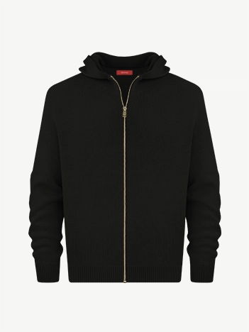 Толстовка на замке из мягкой шерсти