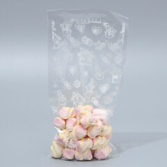 Пакет пропиленовый, Домик, Прозрачный, 14*29 см, 10 шт.