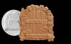 Силиконовый молд № 429 Дверь ( серия домики для гномов и фей)