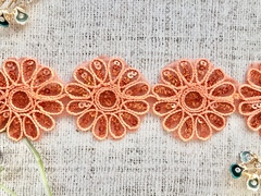 Тесьма термоцветы, ш. 6 см.