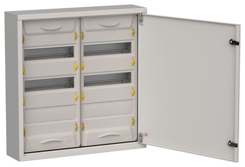 TITAN 5 Корпус мет. ЩРн-72 (2х36) 585х570х140 IP31 сер IEK