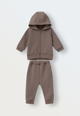 Костюм из футера петля (шоколад)
