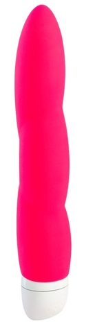 Розовый вибратор JAZZIE - 17,8 см.