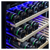 Винный шкаф MEYVEL MV99PRO-KBT2 265 л 595х700х1200 мм черный