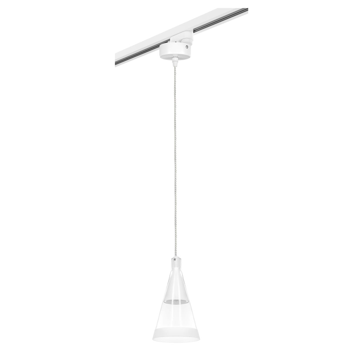 Комплект с трековым светильником Lightstar Cone (757016+592006) L1T757016