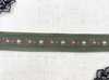 Тесьма жаккард, ш. 2,5 см, зелёный
