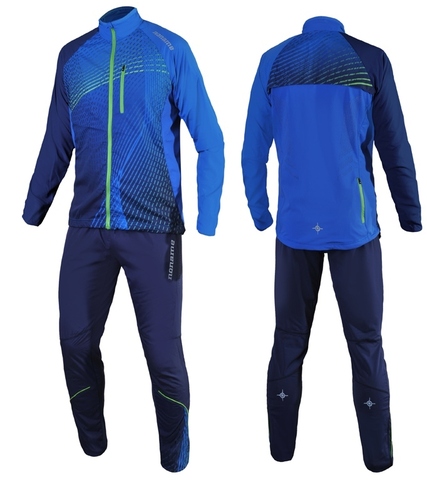 Костюм беговой Noname Pro Tailwind black-blue унисекс