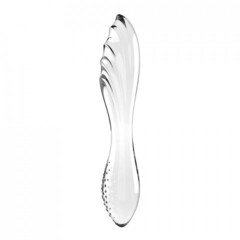 Стеклянный фаллоимитатор Satisfyer Dazzling Crystal (18,2×3,6 см) прозрачный