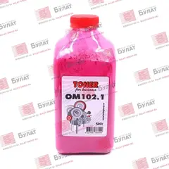 Тонер БУЛАТ OM102.1 для Oki (Пурпурный, банка 500 г)