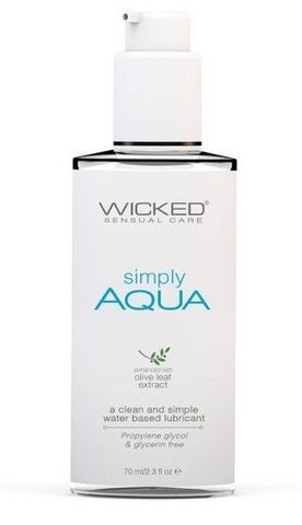 Легкий лубрикант на водной основе Wicked Simply AQUA - 70 мл. - Wicked Simply 91102