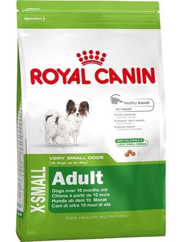 3 кг. ROYAL CANIN Сухой корм для взрослых собак миниатюрных пород X-SMALL Adult