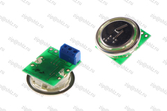 Кнопка (кнопочный модуль) ВКЛ13А-7-4И "4 этаж", круглая, с кодом Брайля