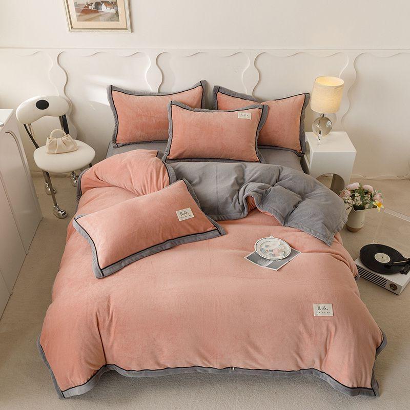 ZEPHYR HOME 1.5 Полуторка Велюр розовый-серый