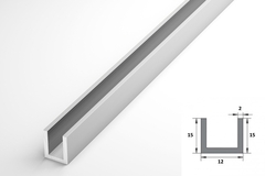 Швеллер Лука 15*12*15*2,0 Шв 07.2000.500 без окраса