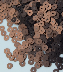 Пайетки плоские 4 мм. Tortora (856W)