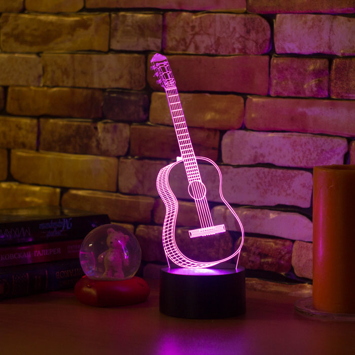 Деревянные детали гитары дизайн подвесной светильник подставка светильник