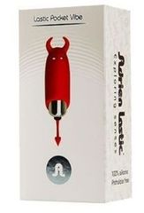 Красный вибростимулятор Devol Mini Vibrator - 8,5 см. - 