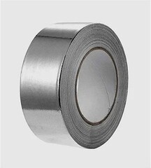 Монтажная лента Ру-флекс АЛЮ-СК, длина 25м, ширина 50мм, толщина 30мм из алюминиевой фольги с нанесенным специальным клейким слоем