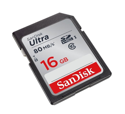 SanDisk SD SDHC 16GB Ultra 80MB/s - скорость флеш-карты 533X