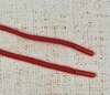 Шнур, L 138 см, ш. 5 мм, красный