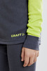 Комплект термобелья Craft Baselayer Set Grey-Lime детский