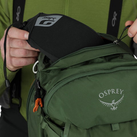 Картинка рюкзак горнолыжный Osprey Soelden 22 Dustmoss Green - 4