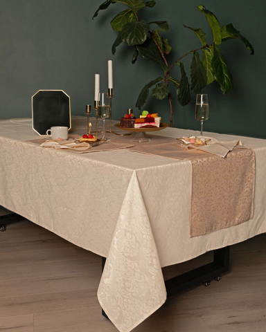 Скатерть 140х180 Sofi De MarkO Эллиада кремовая